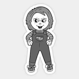 Rubber hose Cartoon Chucky Sticker